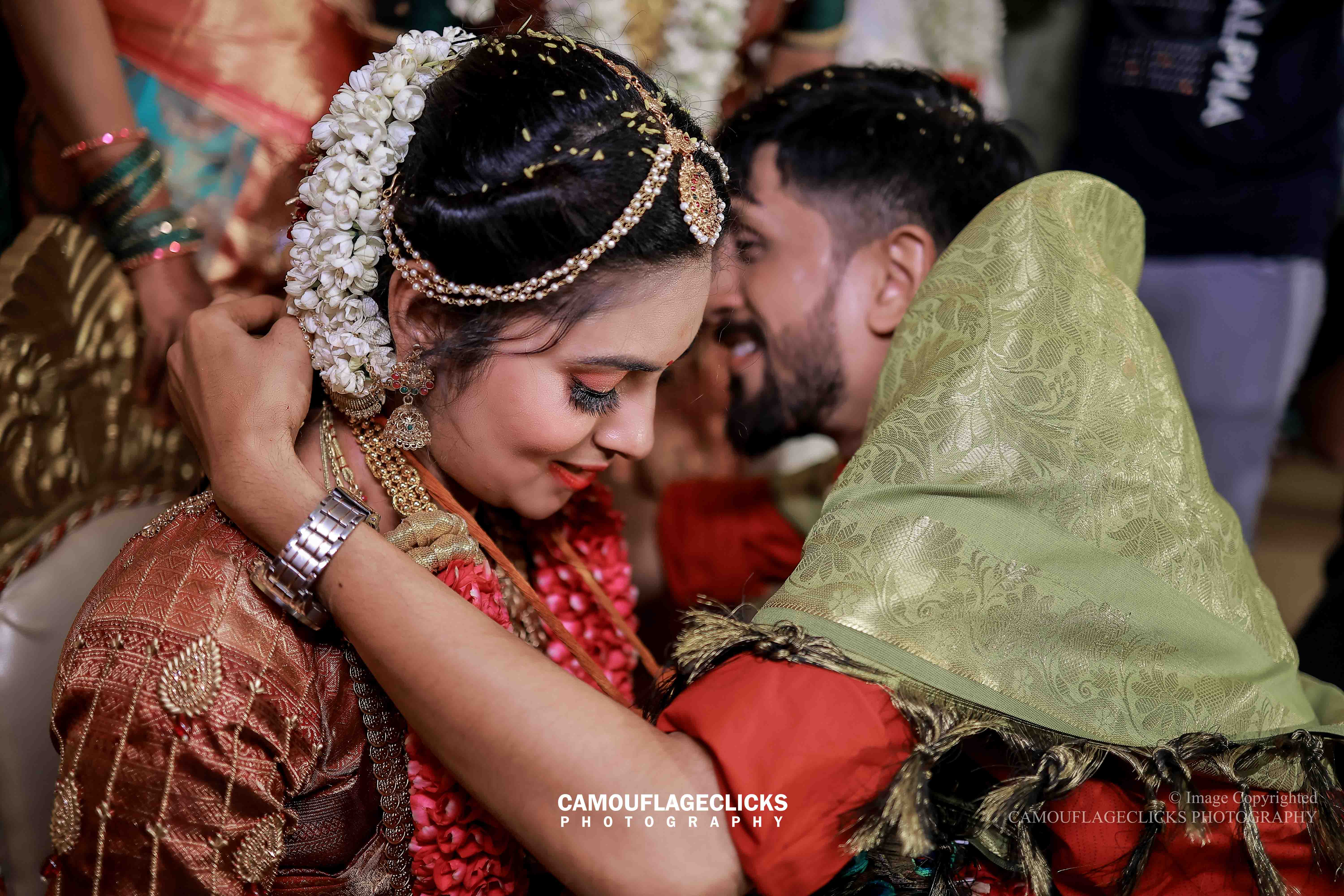 Rajkumar Krittika marriage ceremony, Coimbatore couple shoot, elegant wedding portraits, traditional marriage photography, emotional wedding moments, couple photography in Coimbatore, Indian wedding highlights, South Indian marriage, creative wedding clic