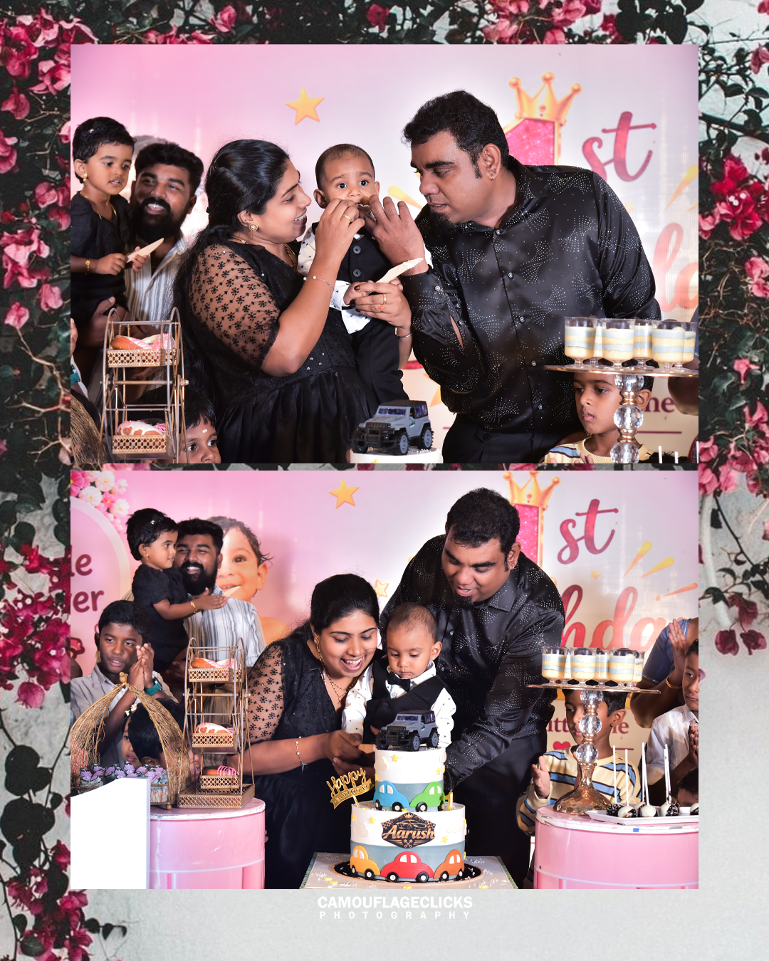 #AarushTurnsOne #AarushFirstBirthday #FirstBirthdayCelebration #BirthdayPhotography #BabyBirthdayShoot #FirstBirthdayMemories #KidsPhotography #BirthdayPhotoshoot #CandidPhotography #CoimbatorePhotographer #CoimbatorePhotography #CamouflageclicksPhotograp